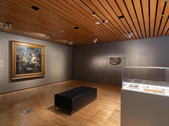 Installation view of the <em>National Gallery of Victoria Travelling Scholarship</em> exhibition on display at NGV International.<br/>