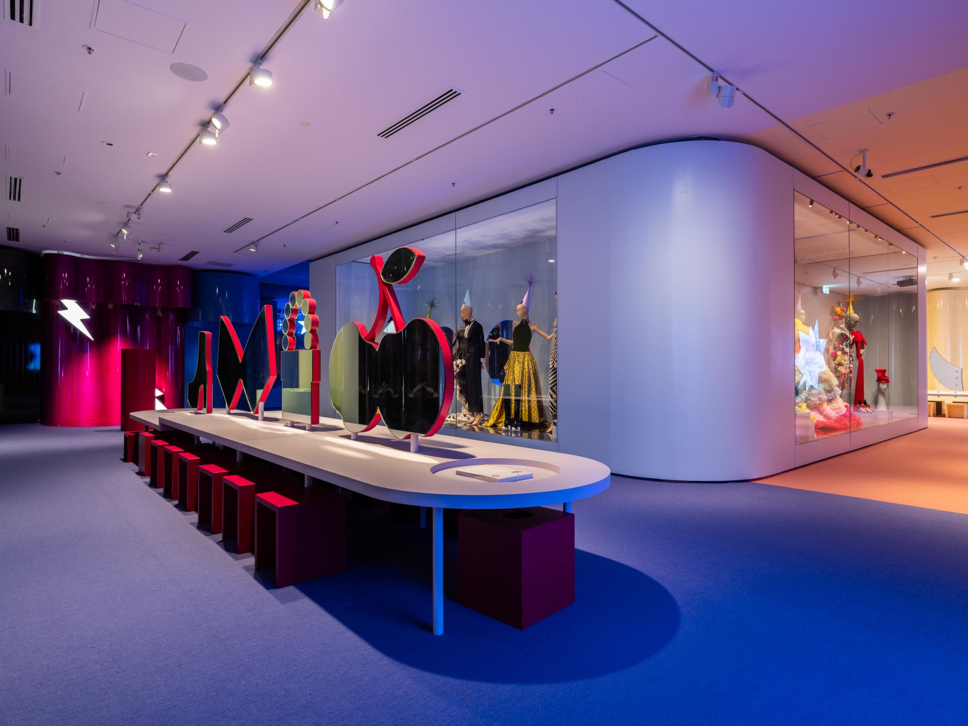 Installation view of <em>Let's Party! Fashion for Kids: Designed by Danielle Brustman</em> at NGV International, Melbourne<br/>


