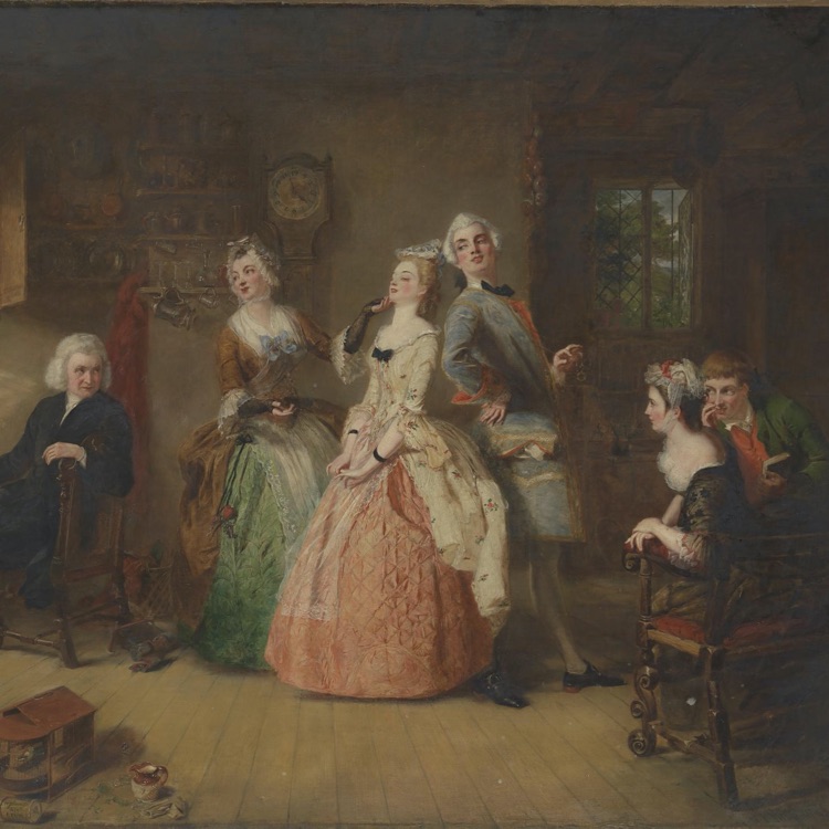 William Powel FRITH<br/>
<em>Measuring heights</em> 1842-1862 