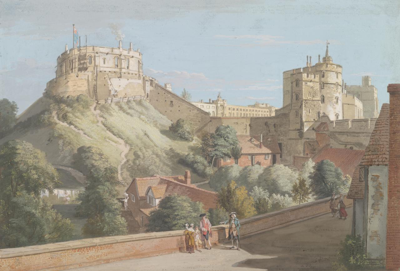 Windsor Castle The Round Tower Royal Court And Devil S