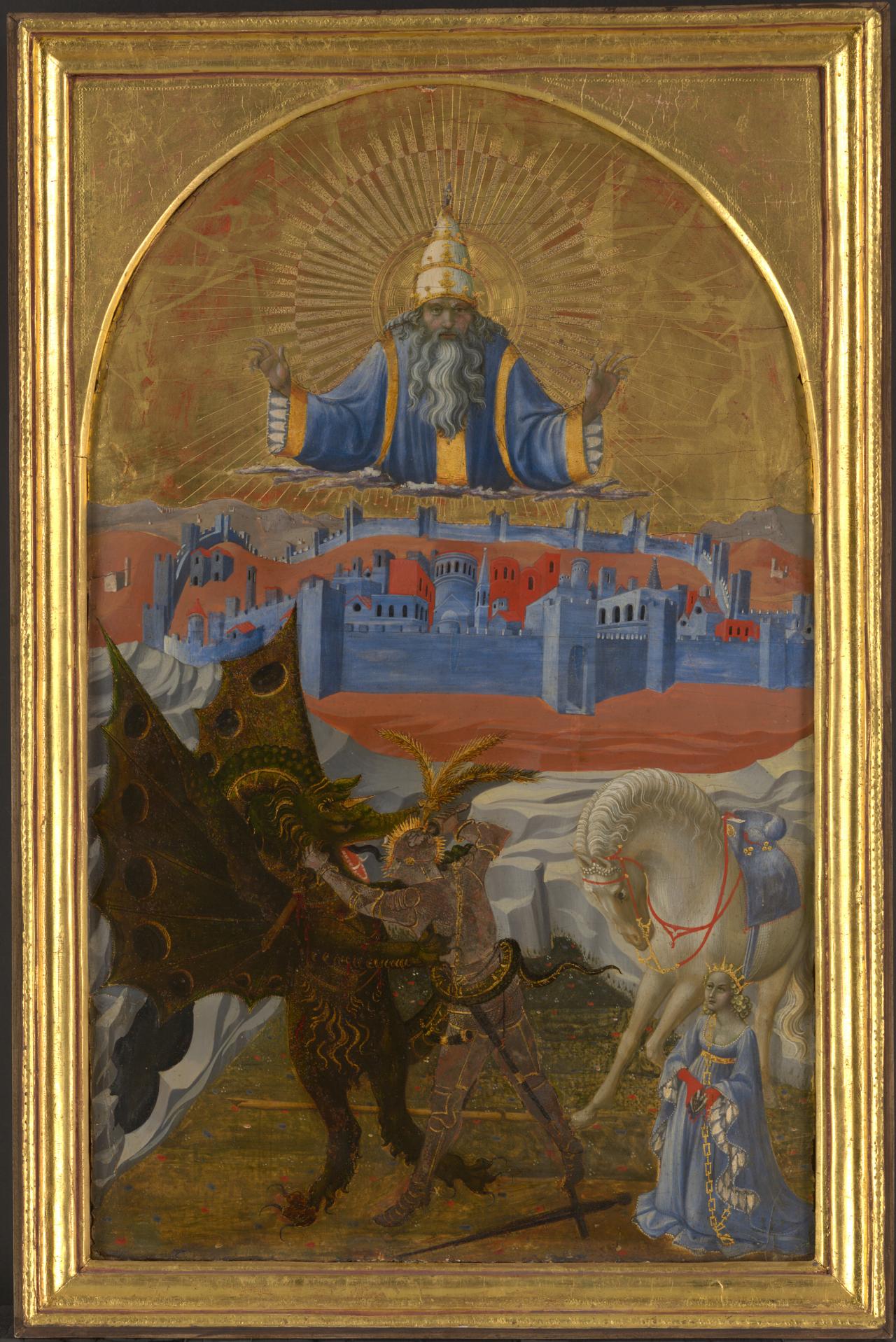Saint George Slaying The Dragon Paolo Uccello Ngv View Work