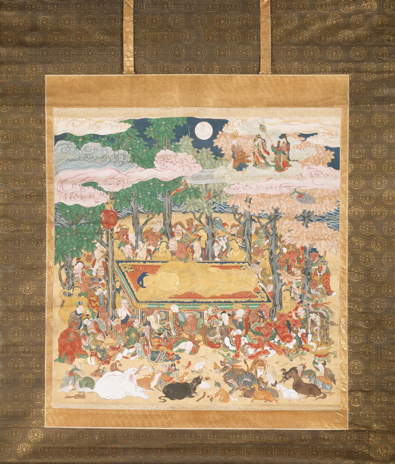 Death Of Buddha Buddha S Parinirvana Japanese Ngv View Work