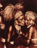 New Guinea couple courting