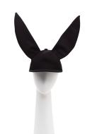 Black bunny ears hat