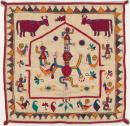 Ganesh sthapana devotional wall hanging