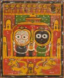 Pattachitra with Jagannath trio