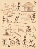 Warli drawing