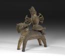 Durga riding a lion