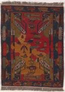 Rug with map and armaments