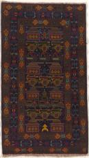 Rug with armaments and flowers