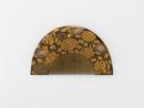 Comb with chrysanthemums