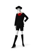 Tunic, shorts, hat, socks and shoes