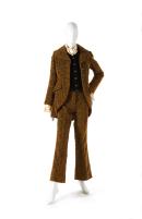Jacket, waistcoat, blouse, trousers and mini-skirt