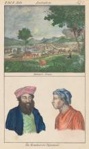 Hobart Town and Inhabitants of Papua Island