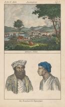 Hobart Town and Inhabitants of Papua Island