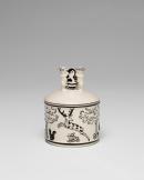 Karlsbad box with hunting motifs